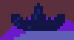 [5b2f3e] -dark particles are dropping from the bird, or so it seems, it glows purple, flying in circles- 