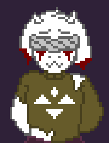 [95be89] Strange goat lady? I guess, that works... I can really, see since I got, no eyes