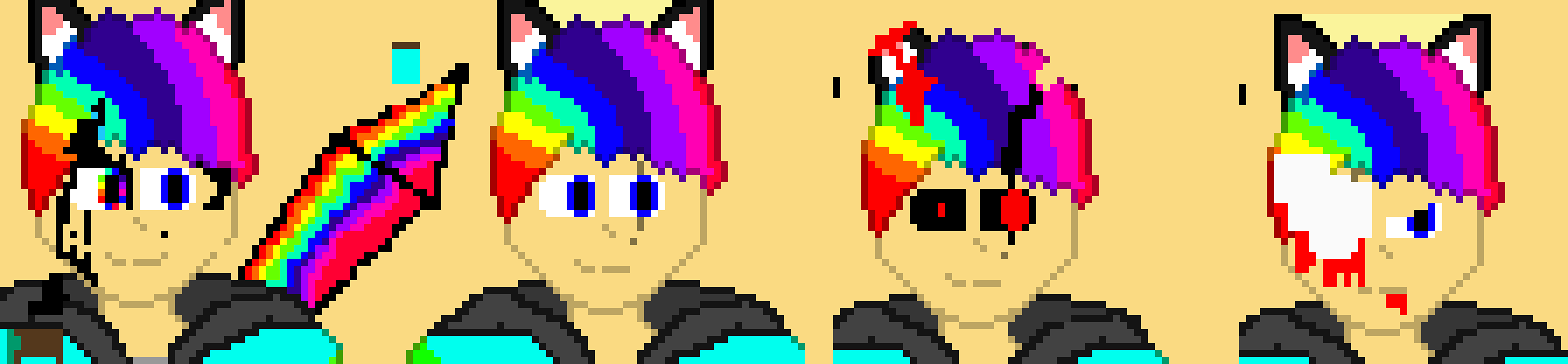 [401102] *they would all get into battle posistion*-the rainbow squad