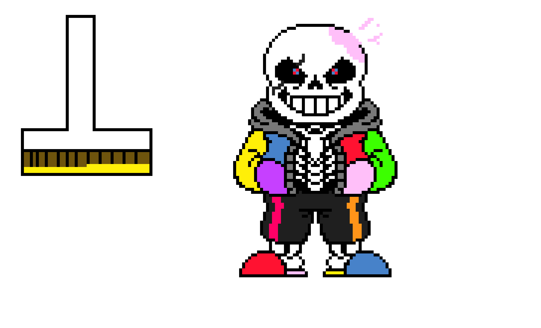 [8c4552] paint Sans the Skeleton