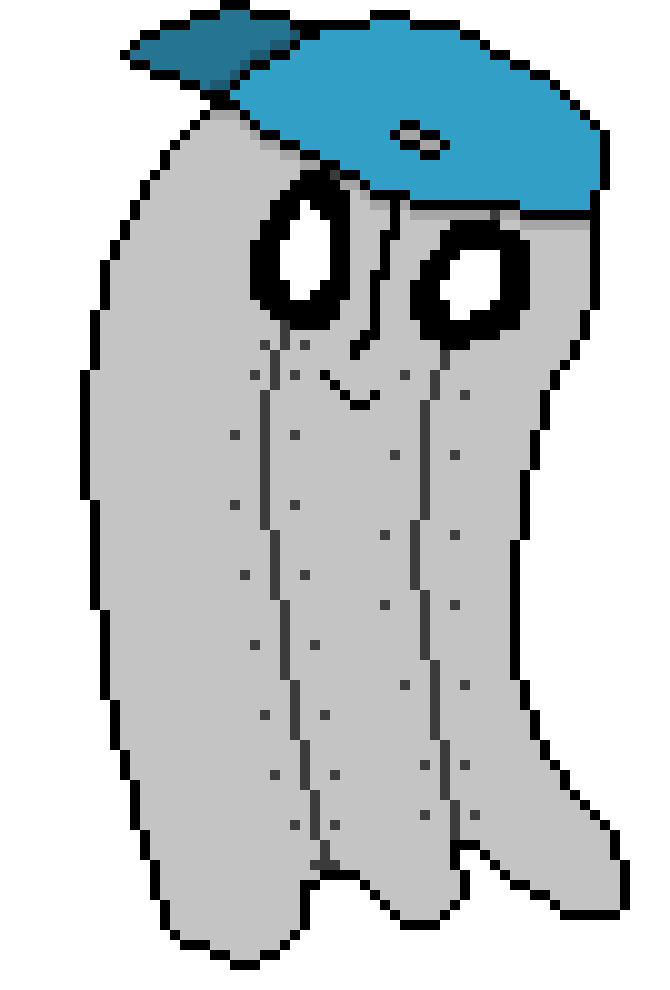 [5accb8] (Btw this Napstablook has a robot body, just in the shape of his normal one.}SE!Napstablook