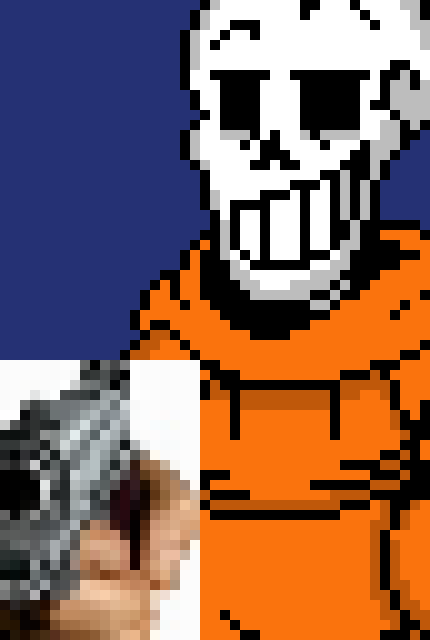[7ce906] a a a a a a a a  -Papyrus but with a really crappy picture of a gun (HorrorTale Sans)