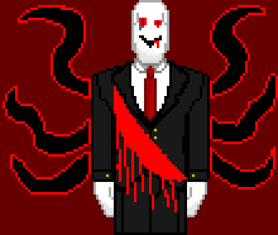[7398c2] *Blocks and falls to his knees* . . . Stop this.. We need you! :Slenderman