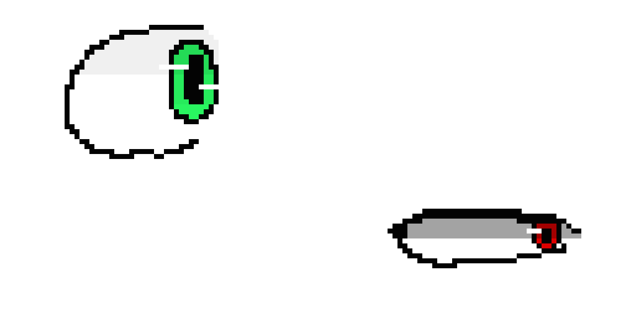 [215b9a] bakugo and deku's eyes