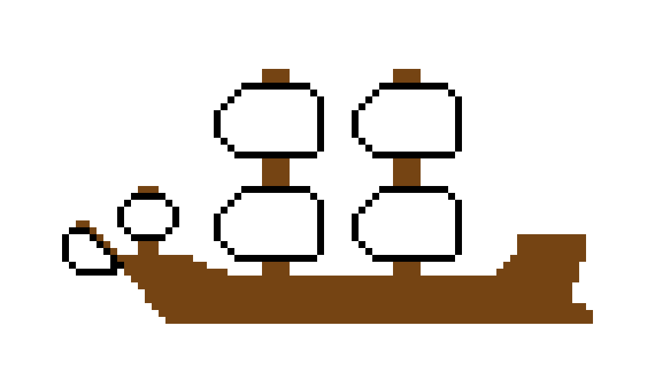 [9a344f] Pixelart ship