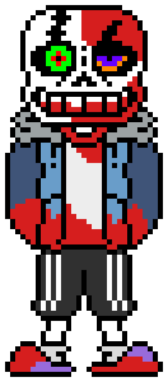 [d6b045] Devastation: *He uses alot of Kindness which can heal Chara and Persecutor*