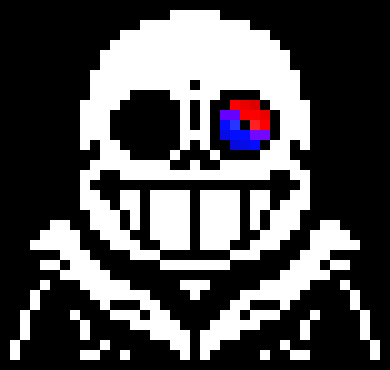 [c8bb2d] *summons 5 giant blasters and rapidly fire them at hitman sans*