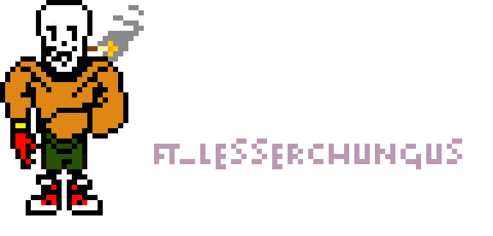 [016622] UnderTale - Papyrus (Overworld Sprite) (KamuiSenketsu)