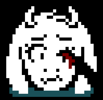 [53a360] die dumb toriel looking sprite