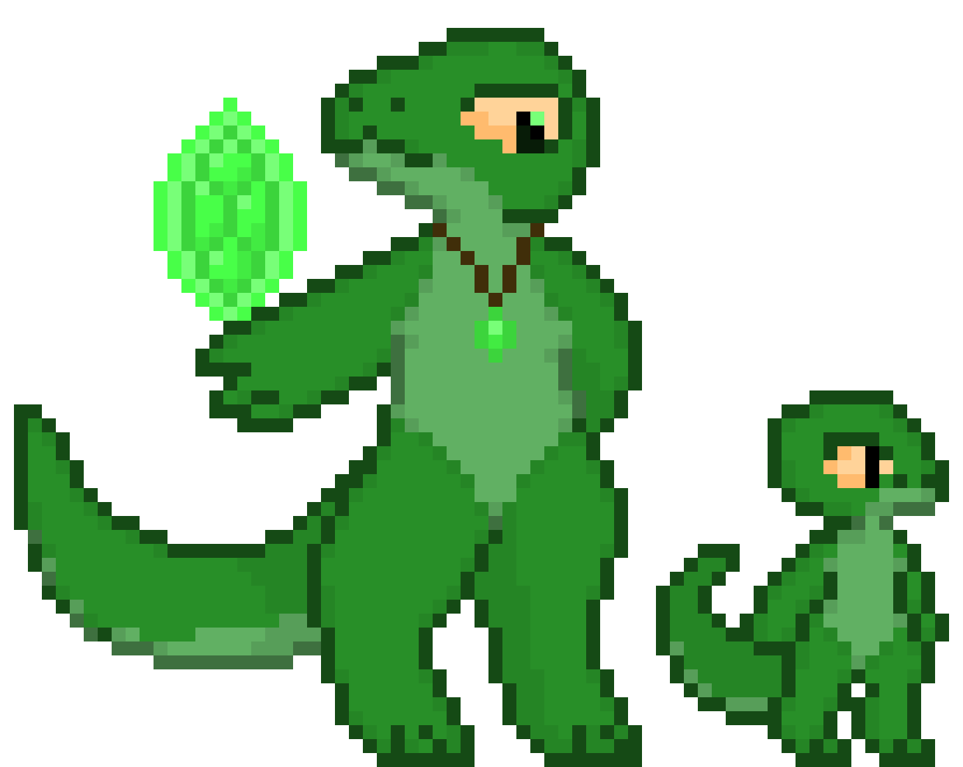 [379d08] [The two continue to just stare at Fredbear, the little one sneezes, and the big one just blinks slowly]