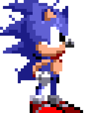 [cb2cb7] Sonic 1 sprite remake sideways