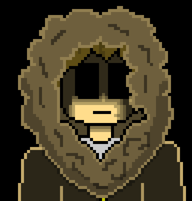 [76da01] *turns to foxy and picks her up too* what are you doing out here in this weather!?!? 