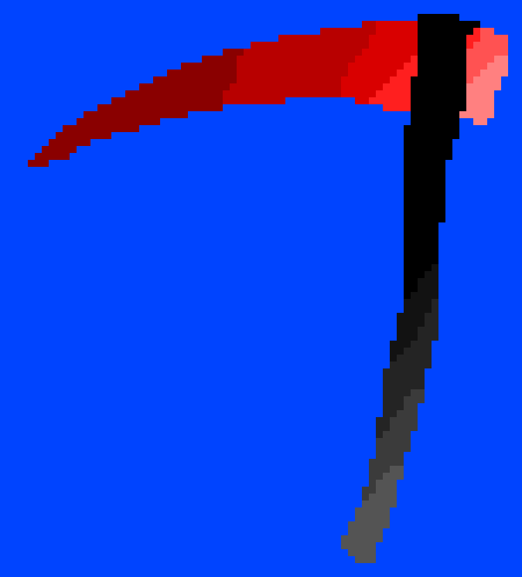 [9664c4] Pixel Art Scythe