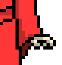 [5b2f3e] -a bloody hand grabs Hitoro's leg, another pops out just hugging his leg, not tripping him-