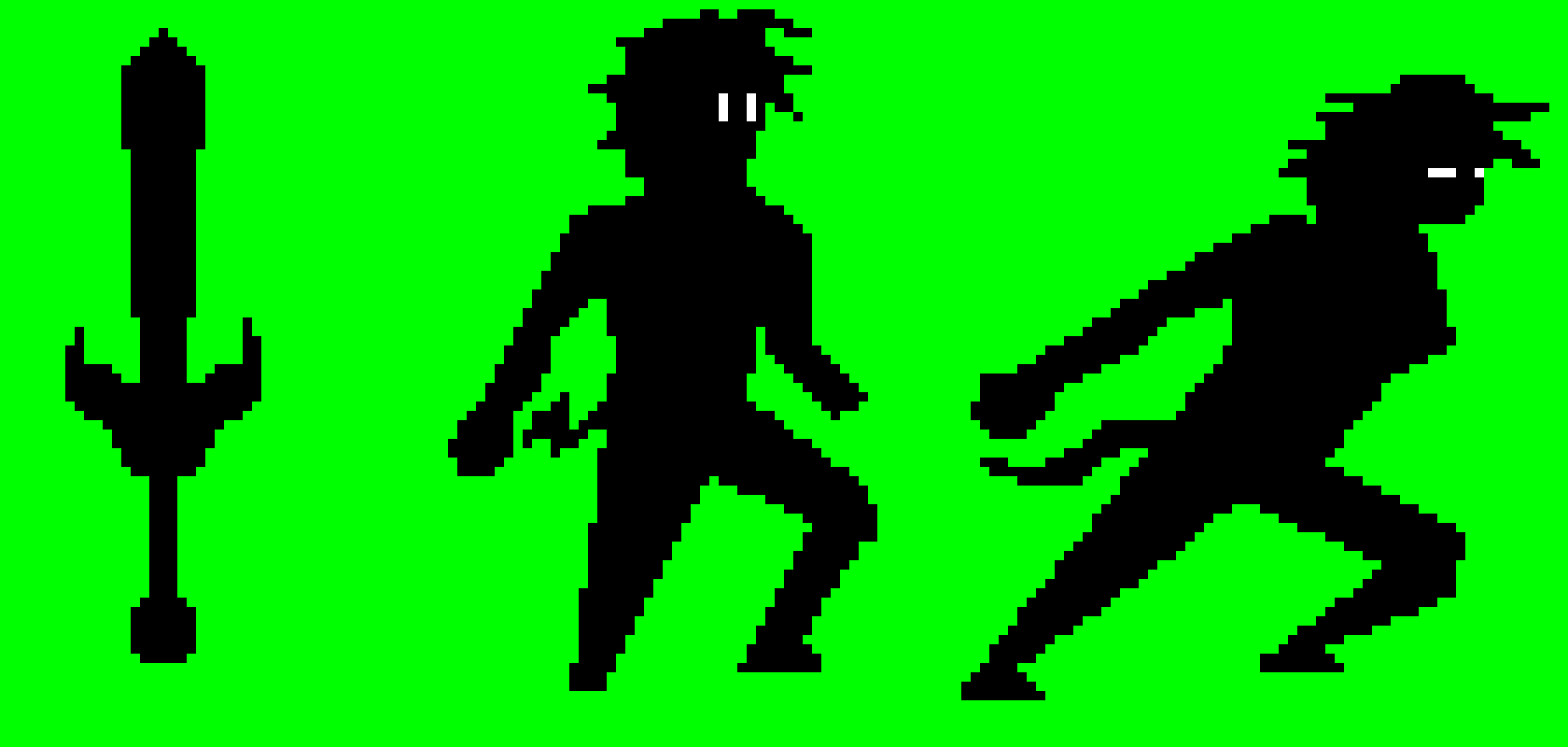 [3bd623] Personnage Animation 1 et 2 + épée