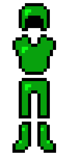 [9664c4] full set of emerald armor 