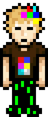 [f943f0] *He is unconscious from the sudden jolt of returning to the Overworld*