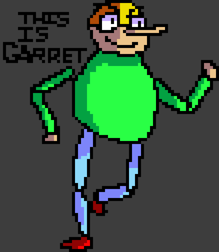 [eef2cd] This Is Garret- *Teleports infront of them because he can't walk I think*