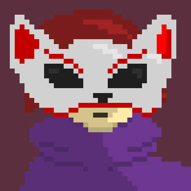 [5b2f3e] -he puts his head inside, seemingly unable to properly put it on due to his own mask- 