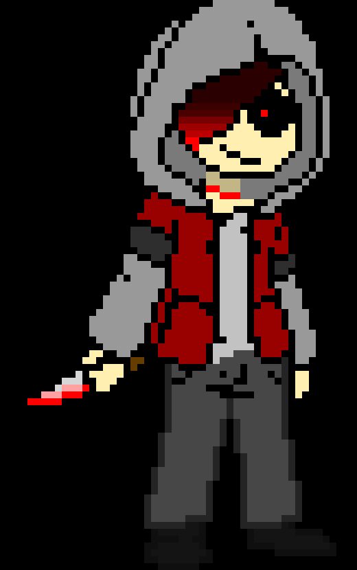 [39b34f] -walks out of woods covered in blood and dust- death! nothing but d e a t h