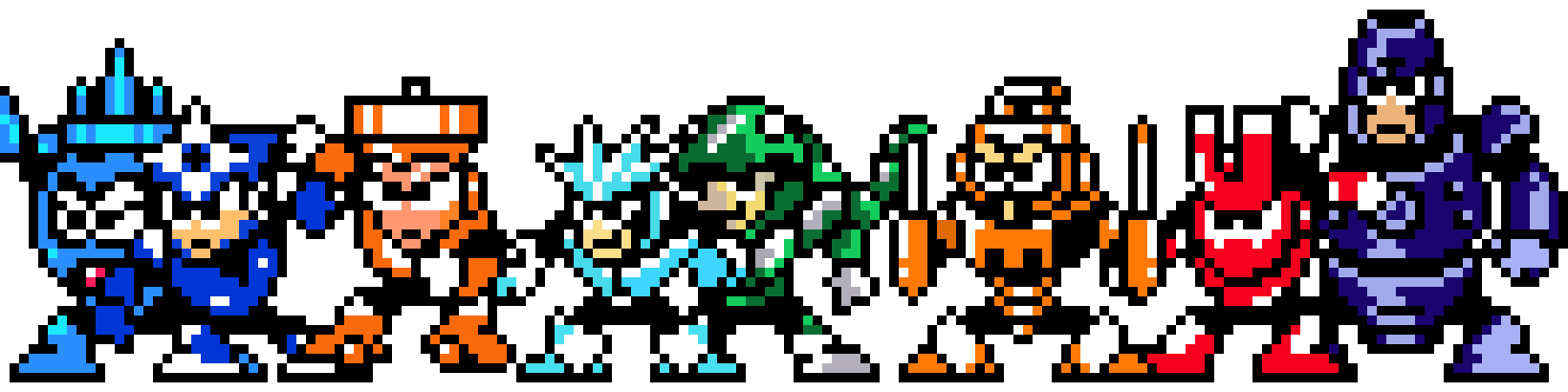 [9664c4] Robot Masters Mega Man 3 