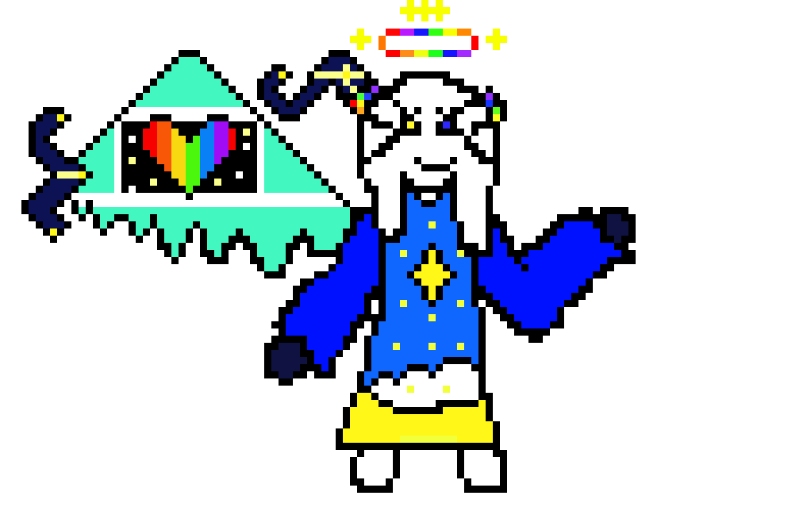 [9664c4] asriel dreemurr. (from soon to be made game cloudtale fan made of undertale credits to toby fox)