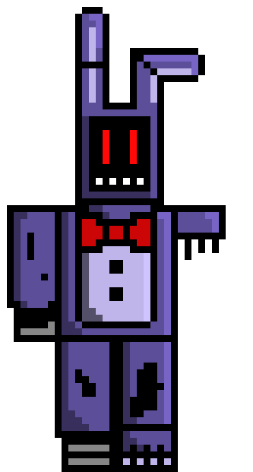 [1550bf] (bonnie is technically a child so ima say hes 10.) - withered bonnie (revamp) (20/20)