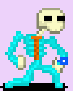 [05b0c1] *He shuffles through a portal, holding the side of his head*