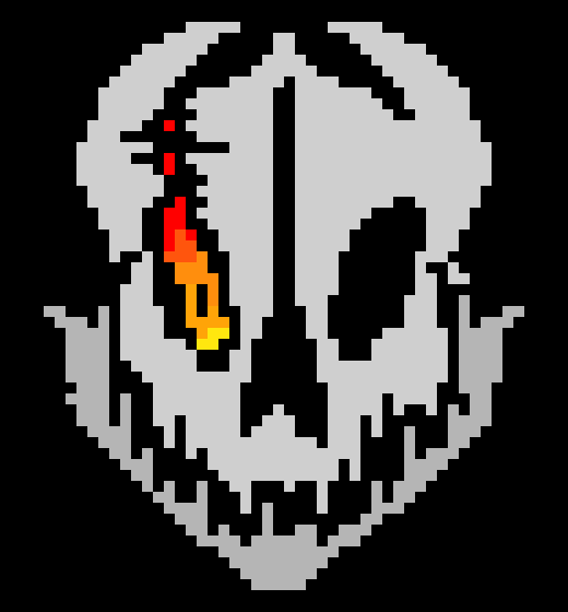 [a23199] *A gaster blaster rushes at comic*