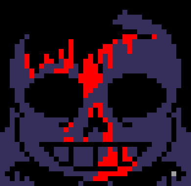 [7ce906] *(He'd hear "End my suffering", and get up.) -HorrorTale Sans