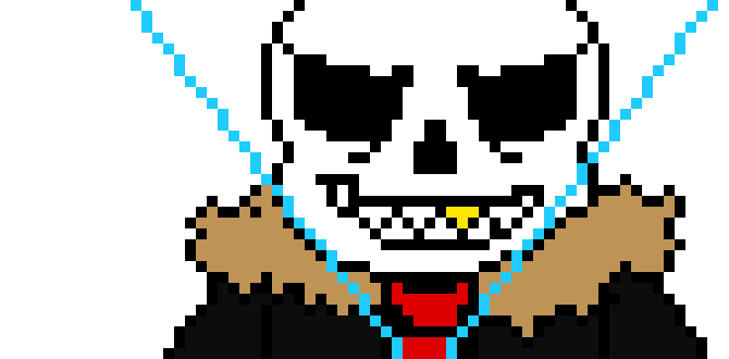 [53a360] sends a big gaster blaster pointing at ink and fires it at him *