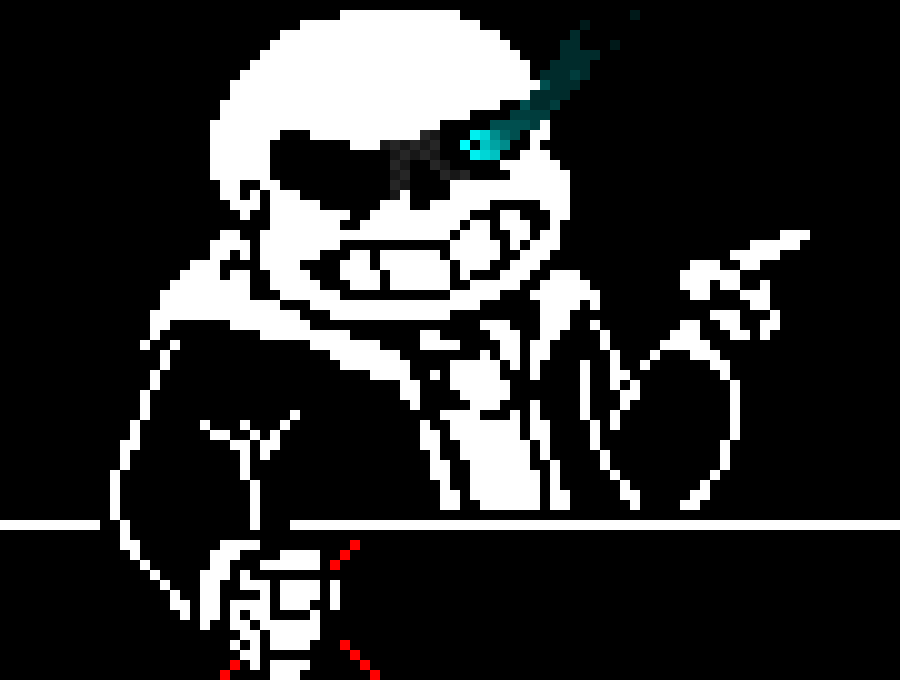 [11a9d7] -blue souls him- LOOK KID I SAID GET LOST - Shop Keeper Sans