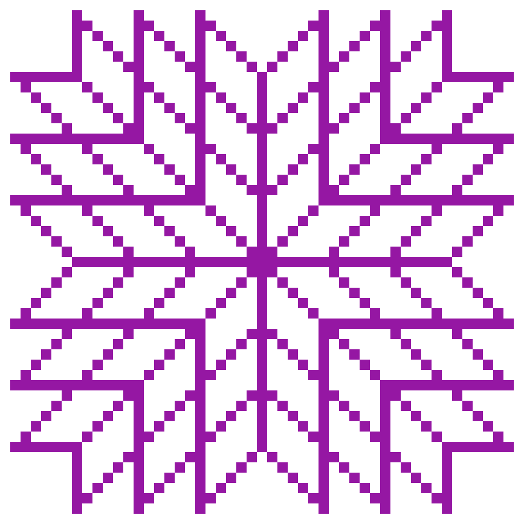 [c43892] diamond snowflake grid