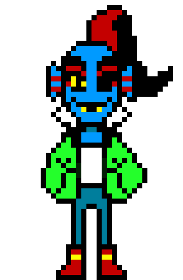 [93b80b] my rs undyne ow  sprite (front)