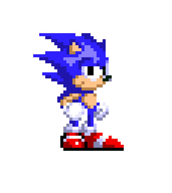 [84e55a] Toei Sonic Sprite Idle Animation 2