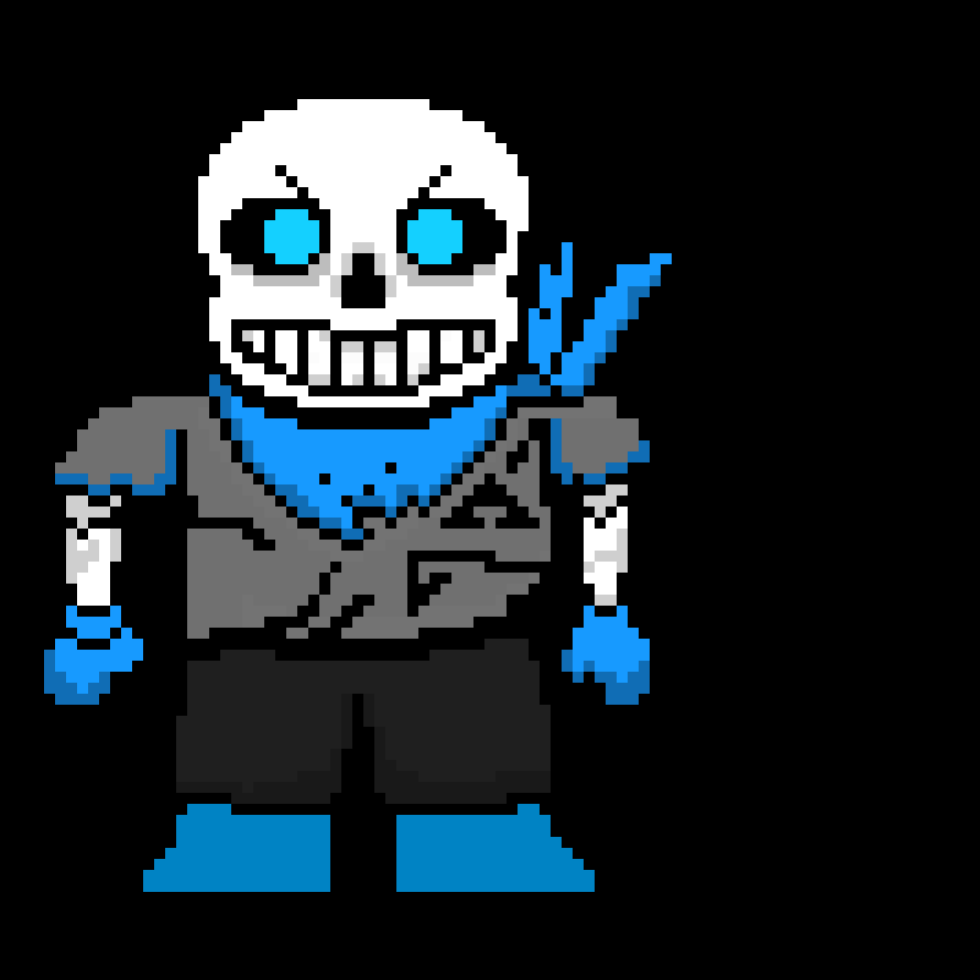 [7f23e0] UNDERSWAP Rejuvination Fanmade Sans Chapter 4 Sprite