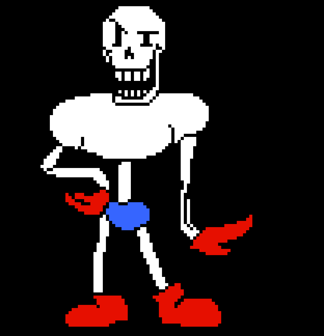 [774b9c] Papyrus Sprite but the design is shit