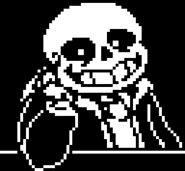 [11a9d7] Thanks here ya go -gives him the hotdog- -Shop Keeper Sans