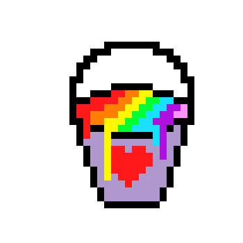 [9664c4] Rainbow bucket! by Lizzy