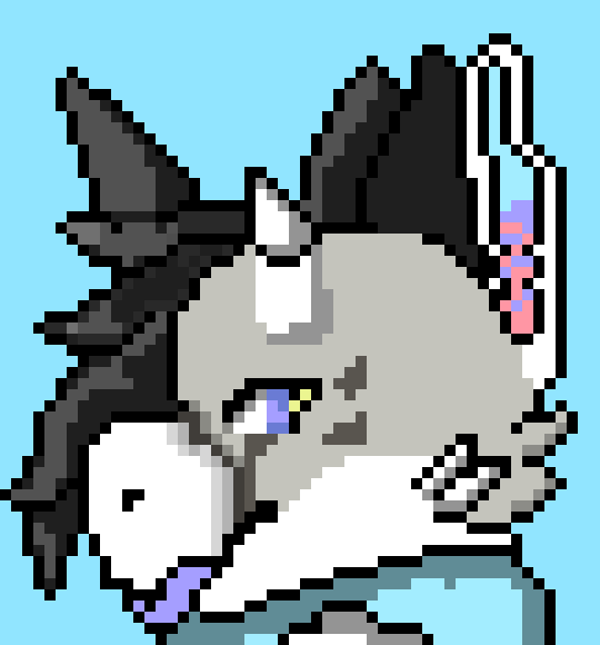 [a82578] "comin, comin, " *opens the door, hello there!"