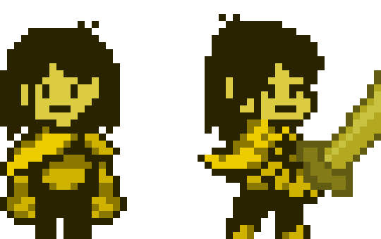 [6c26bc] Andre Stingor - Deltarune OC Idle and Battle Sprites (Darkworld Ver.)
