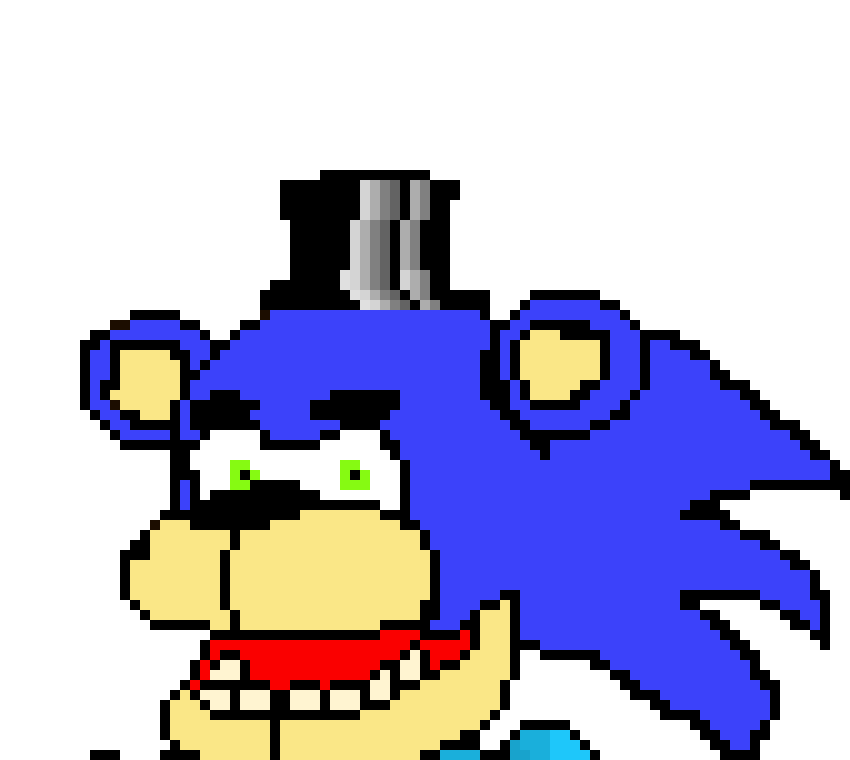 [1592d9] FREDDY THE HEDGEGHOG/SONIC THE BEAR/THE BLUEBEAR/FREDONIC