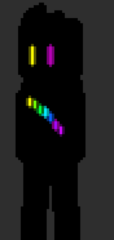 [812b32] *a being emerges from the puddle, having eyes and unknown vials glowing.* - ???