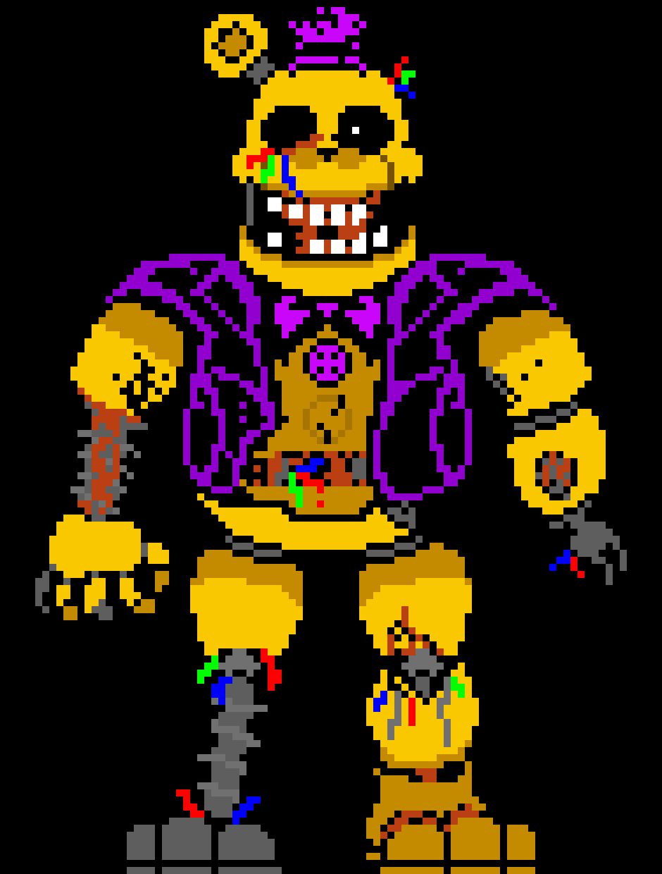 [842b2e] *Goes to one of the vent airways and rips off the covering and crawls inside, looking for X afton*