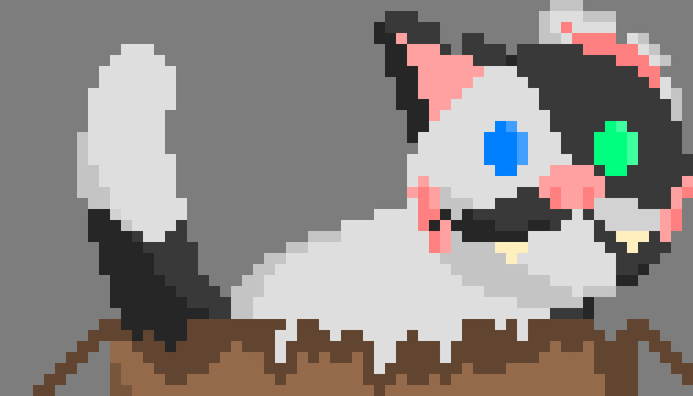 [d0027a] *gags*¨that smells HORRIBLE!!¨ *she meowed not realizing that she said it out loud*-Oreo