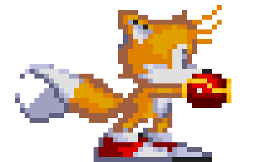 [2211ff] Tails i with a "arm cannon" aiming