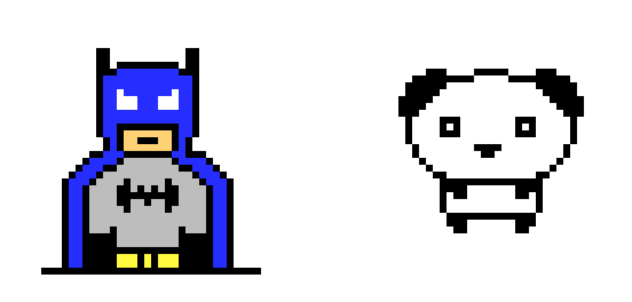 [9664c4] Batman and panda side kick