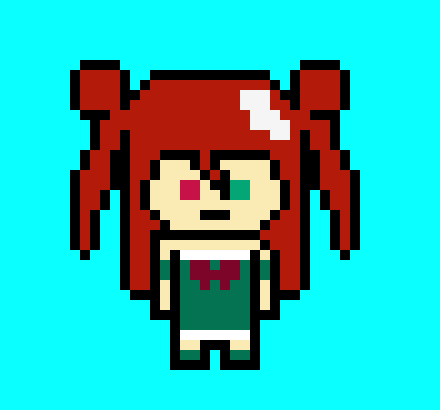 [9664c4] DR OC: Kazumi Suzuki Pixel Sprite