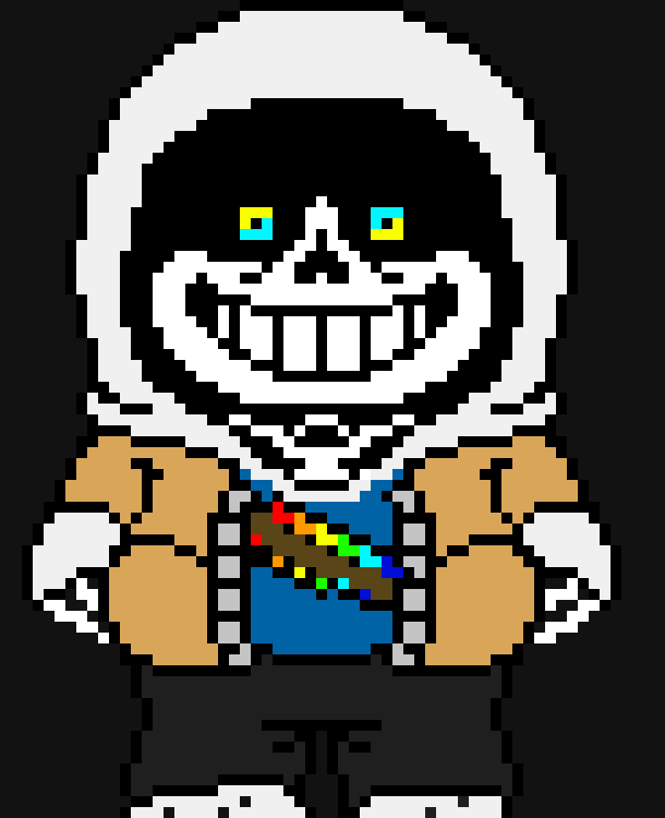 [52937d] creator sans v2-*eating popcorn while watching the monster fight*cool freeze arrow bro