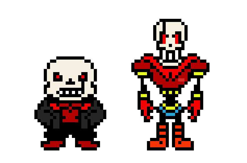[325eda] sans and papyrus sprites